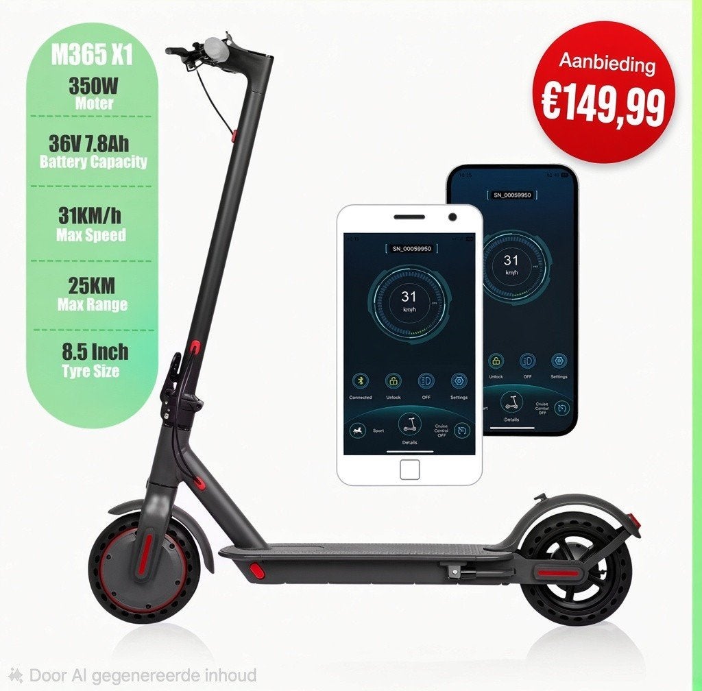 SALE: Elektrische Step - 31km/u, 25km bereik, Fietsen en Brommers, Steps, Ophalen of Verzenden, Nieuw, Elektrische step (E-scooter)