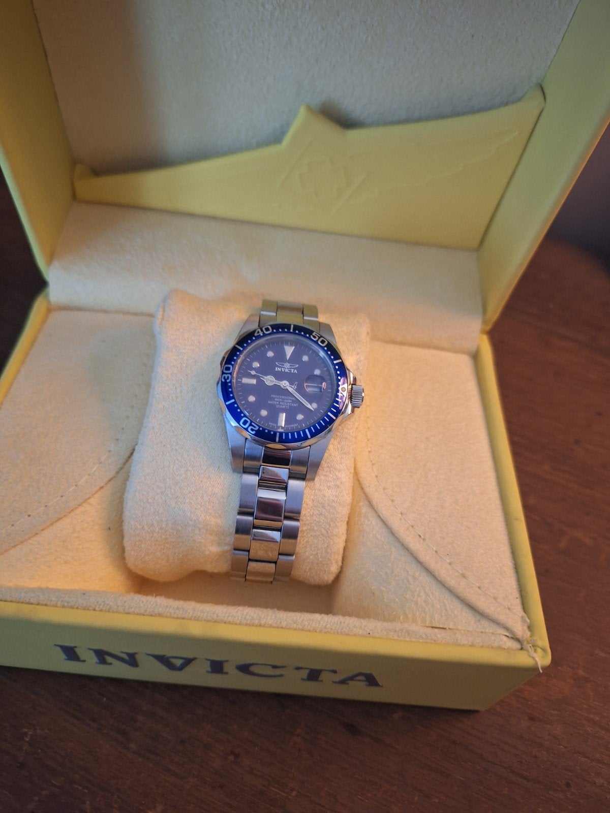 Invicta duikershorloge - 200m waterdicht, Ophalen of Verzenden, Nieuw, Staal, Overige merken