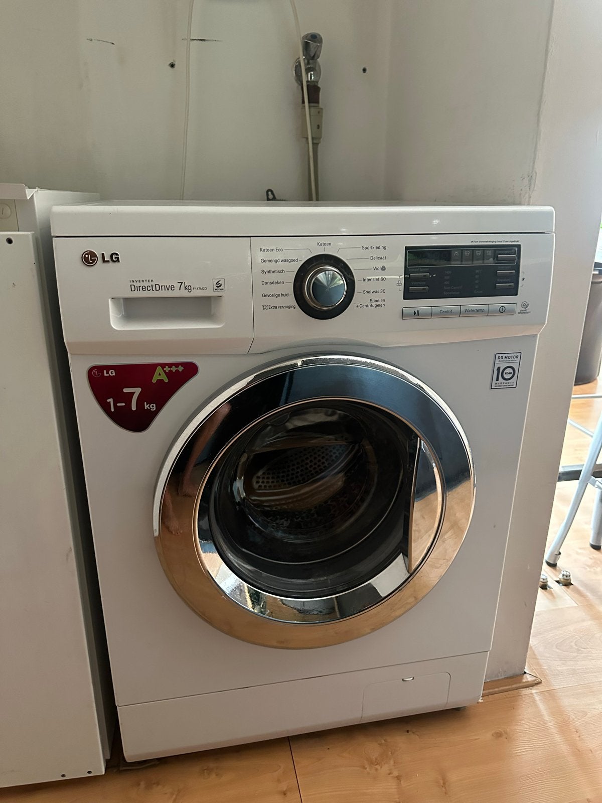 LG Wasmachine A+++ 1-7kg - Zo goed als nieuw, Ophalen, Zo goed als nieuw, 85 tot 90 cm, 1200 tot 1600 toeren