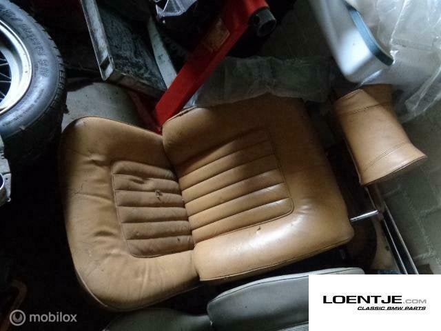 creme leren voorstoel BMW e3 2500 2800 3.0 3.3li, Auto-onderdelen, Gebruikt, Ophalen of Verzenden, BMW, BMW