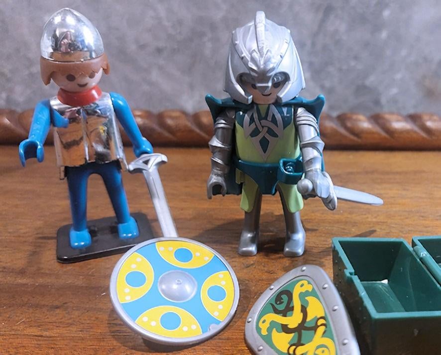 Playmobil Keltische Krijger en Ridder, Kinderen en Baby's, Speelgoed | Playmobil, Ophalen of Verzenden, Zo goed als nieuw, Los playmobil