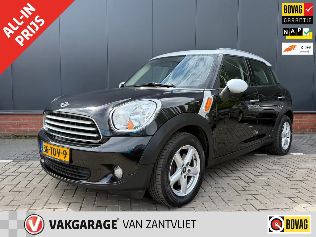 Mini Countryman 1.6 Cooper Pepper (Eerste eigenaar|12 mnd BO, Auto's, Mini, Stof, Gebruikt, Zwart, Origineel Nederlands