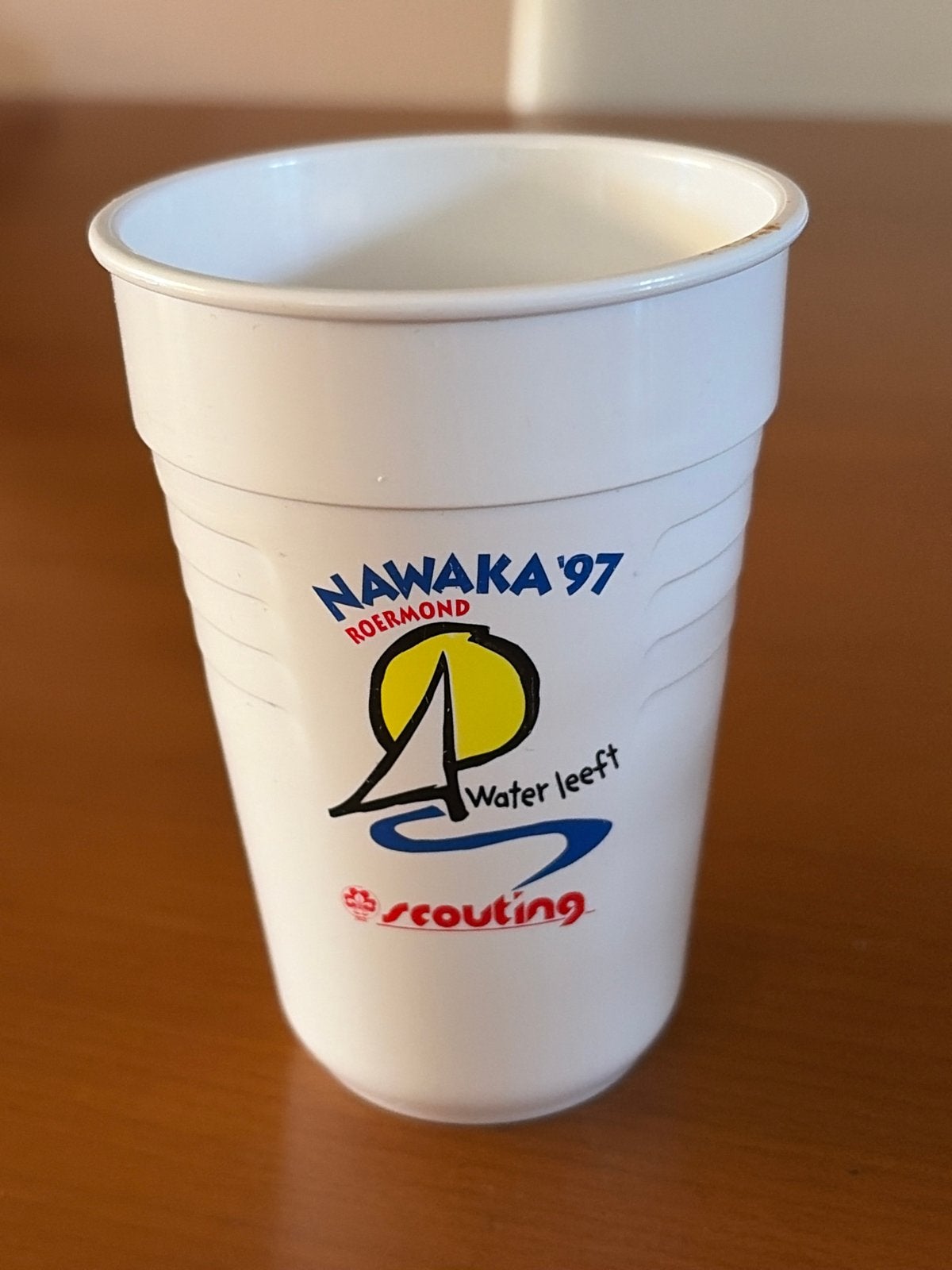 Nawaka '97 Roermond Scouting Beker - Water Leeft, Verzenden, Gebruikt