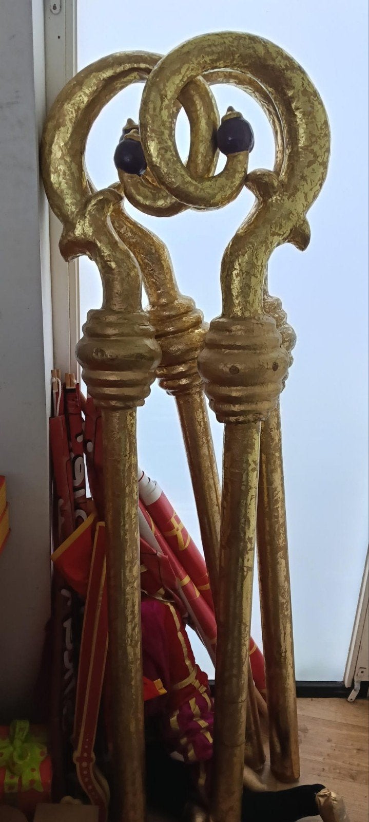 V&D sinterklaas staf 1.60 verzamelen sinterklaas decoratie, Ophalen