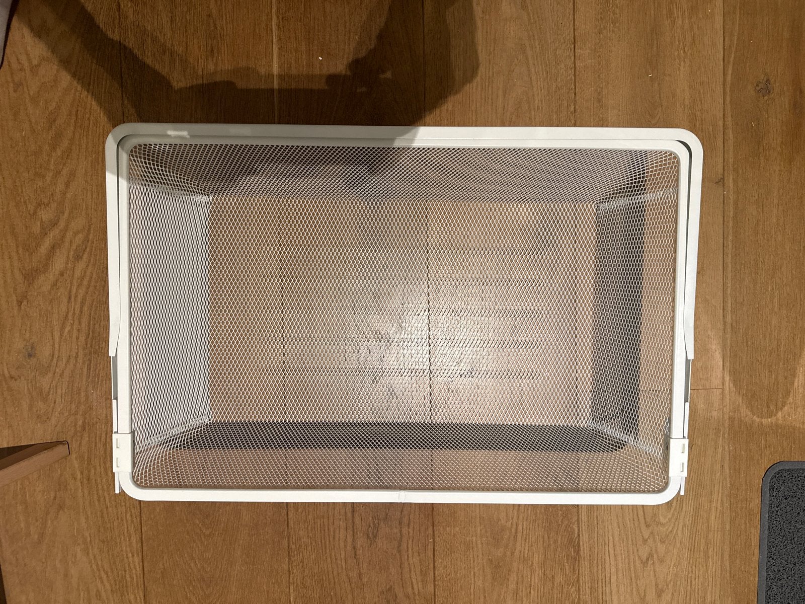 IKEA Boaxel mand - Wit, zo goed als nieuw, Geschikt voor wandmontage, Mand, Ophalen of Verzenden, Zo goed als nieuw