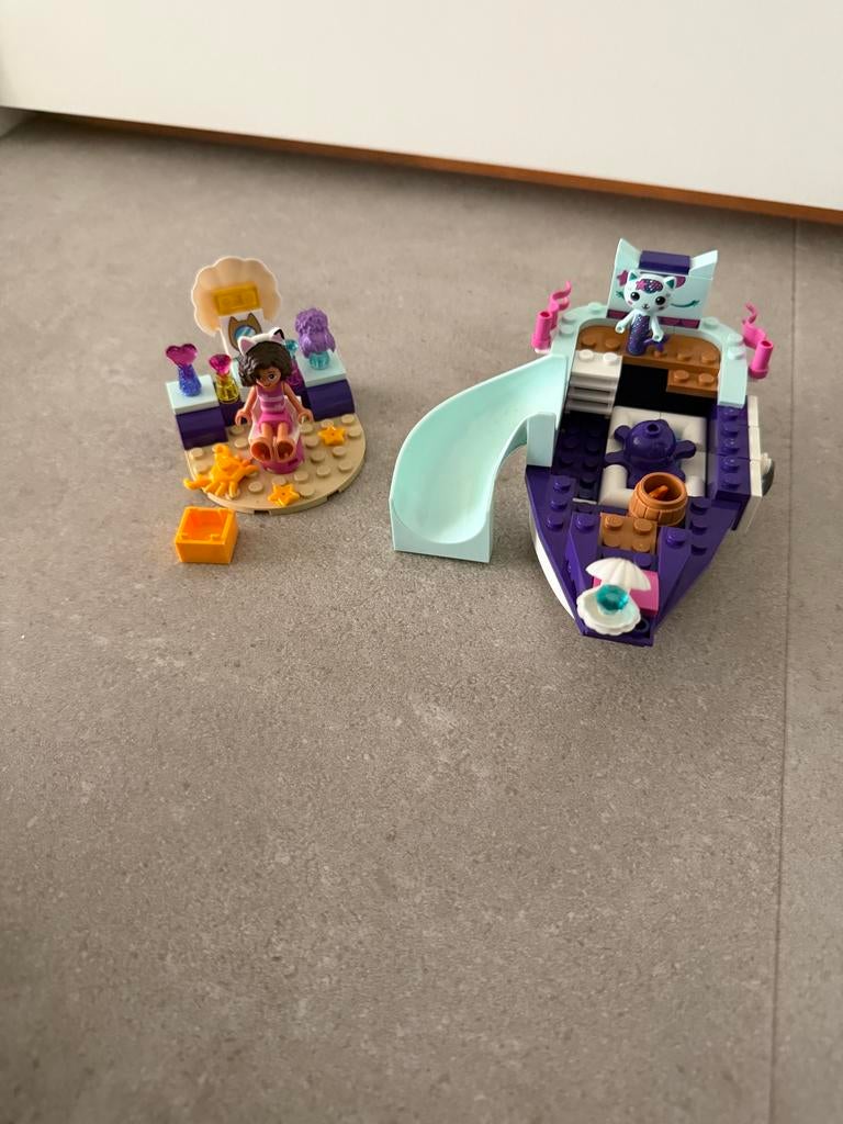 LEGO Vertroetelschip van Gabby en Meerminkat, Ophalen of Verzenden, Gebruikt, Complete set, Lego