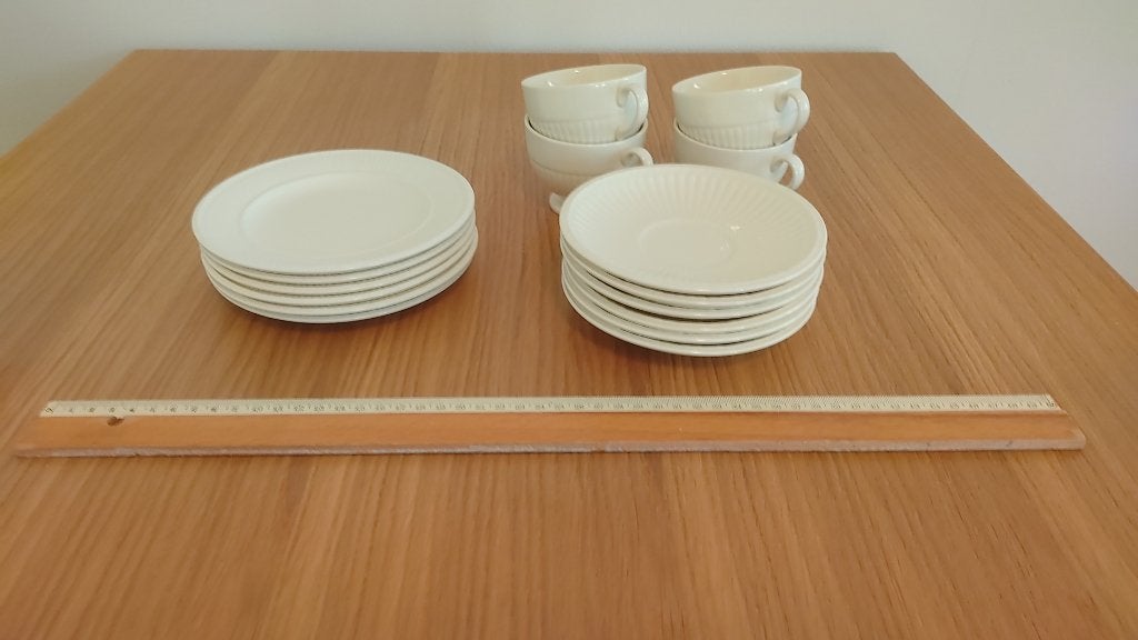 Wedgwood koffiekopjes, Ophalen, Vintage, Zo goed als nieuw, Bord(en)