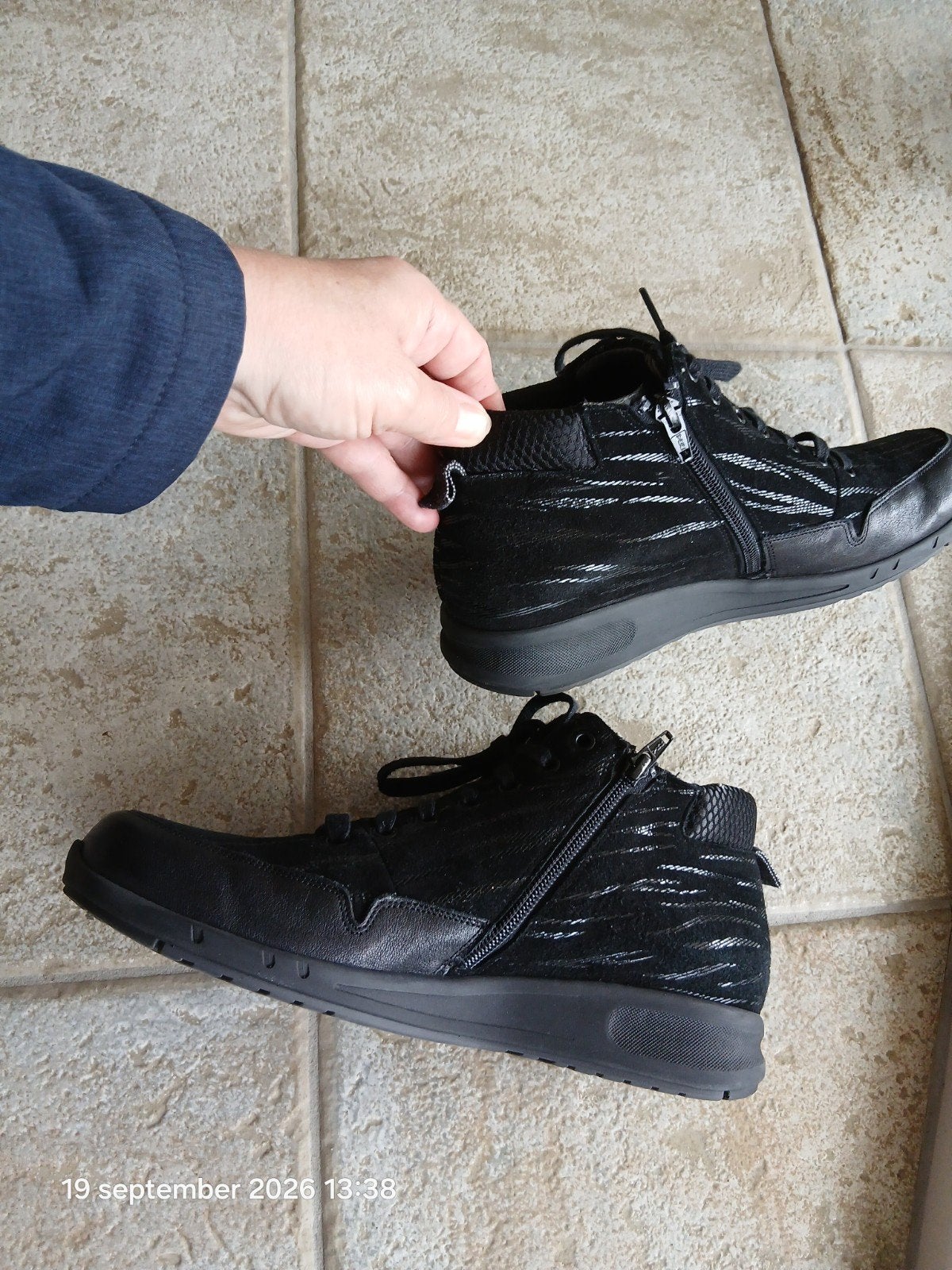 Durea maat 7.5 / 41 wijdte E, Durea, Schoenen met lage hakken, Zwart, Ophalen of Verzenden