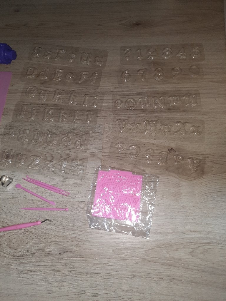 bakpakket fondant roller mallen chocolade cupcakes taart, Ophalen of Verzenden, Zo goed als nieuw, Taarten of Cupcakes, Versiering