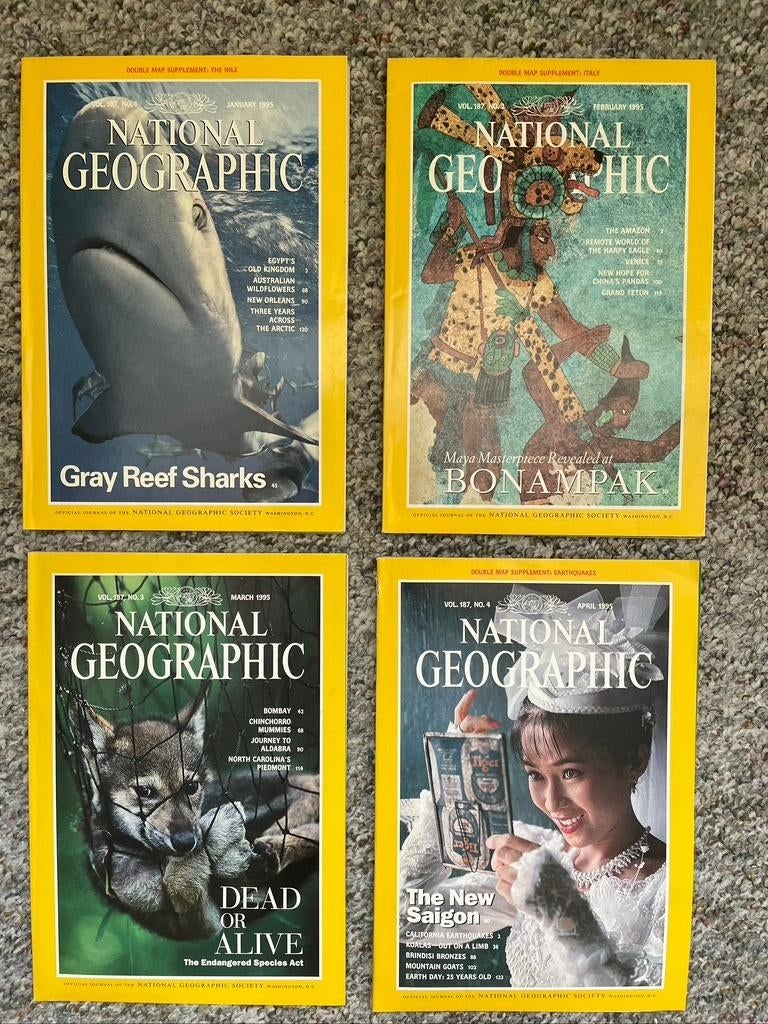 National Geographic Magazine jaargang 1995, Ophalen of Verzenden, Nieuw, Wetenschap en Natuur