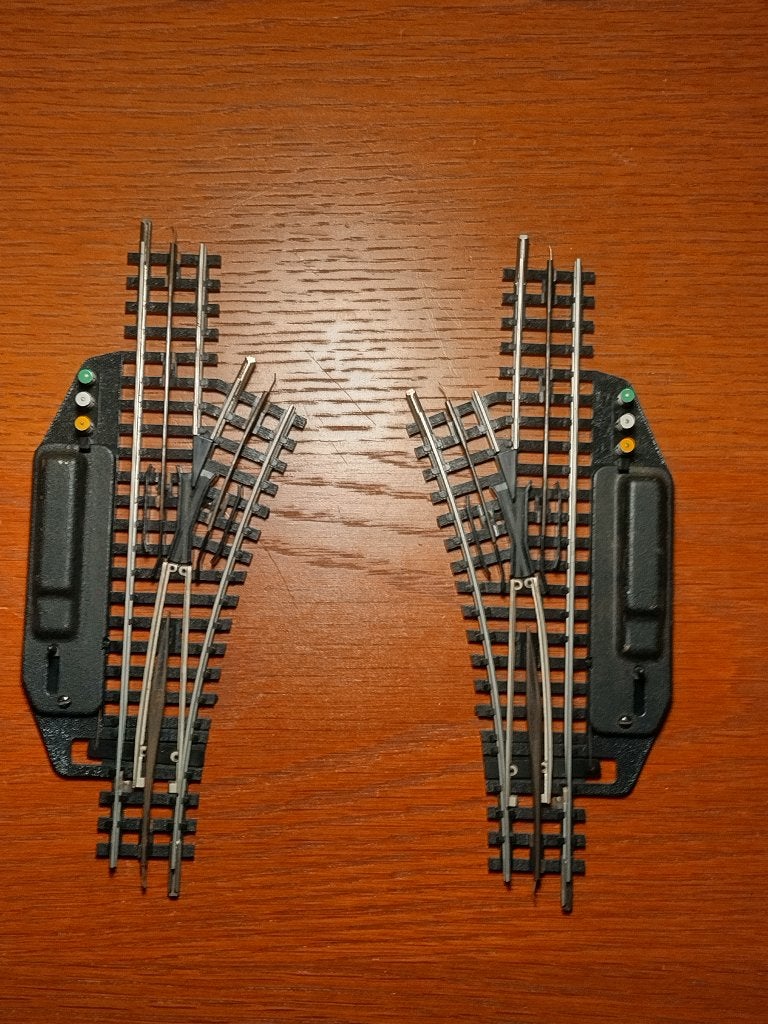 Trix Express 4362 - Set elektrische wissels, Gebruikt, Gelijkstroom, Trix, Rails