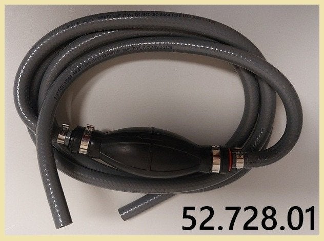 52.728.01 Brandstofslang met pompbal 2,50 meter. € 19,95, Ophalen of Verzenden, Nieuw, Motor en Techniek