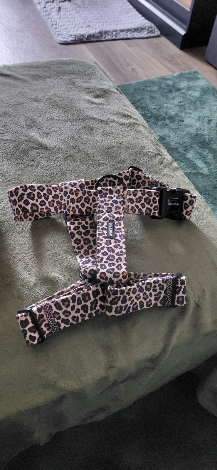 Woeffie Hondentuig panterprint maat L, Dieren en Toebehoren, Honden-accessoires, Ophalen of Verzenden, Nieuw