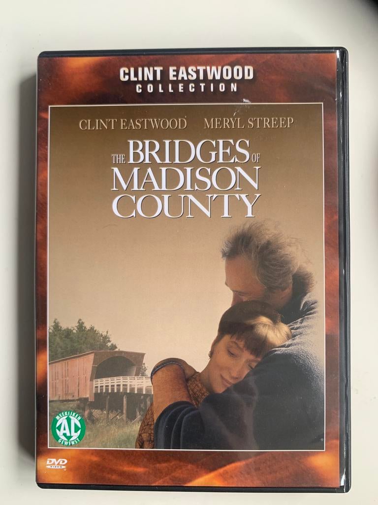 Bridges of madison county (clint eastwood) 5=4, 1960 tot 1980, Vanaf 16 jaar, Ophalen of Verzenden, Zo goed als nieuw