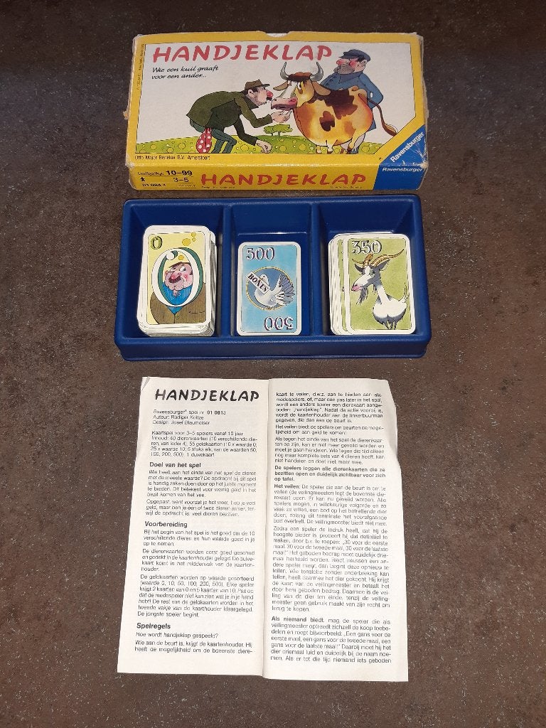 Handje klap 1985 nieuwstaat Ravensburger, Ophalen of Verzenden, Zo goed als nieuw