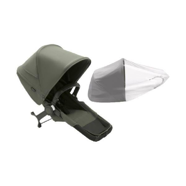 Bugaboo Donkey 5 Uitbreidingsset Compleet - Forest Green, Kinderwagen, Nieuw, Ophalen of Verzenden, Duowagen