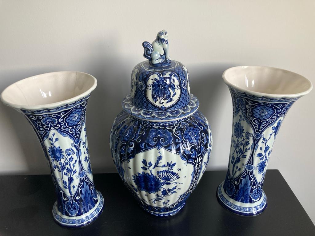 Petrus Regout & Co Maastricht Delfts Blauw Set, Antiek en Kunst, Ophalen