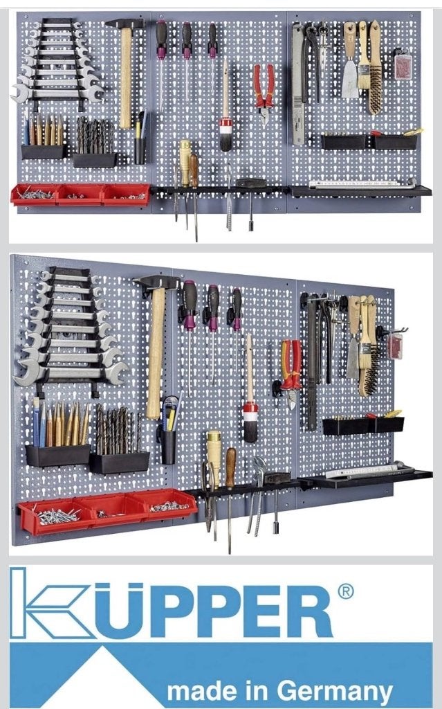 Küpper 70100 Plaatstalen perforatiewand, Ophalen, Nieuw, 120 tot 170 cm