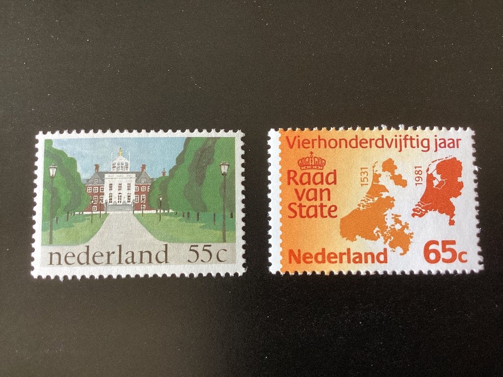 1981, 2 zegels 1224 en 1227, Postzegels en Munten, Verzenden, Na 1940, Postfris