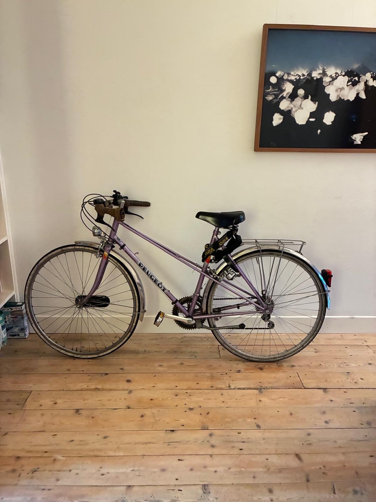 Peugeot Damesfiets - Vintage Paars, Velgrem, Versnellingen, Ophalen, Overige merken