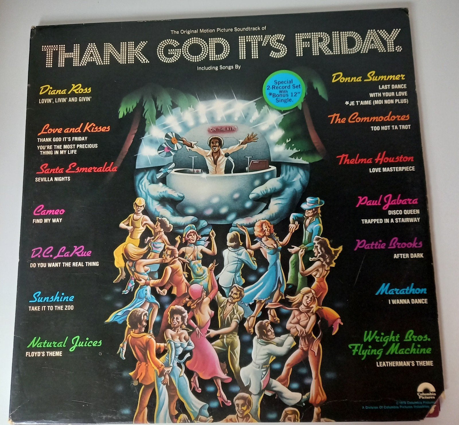 Thank God It's Friday - Original Soundtr (2LP + 12" Singl, Gebruikt, Pop, Ophalen of Verzenden, Dubbel-LP