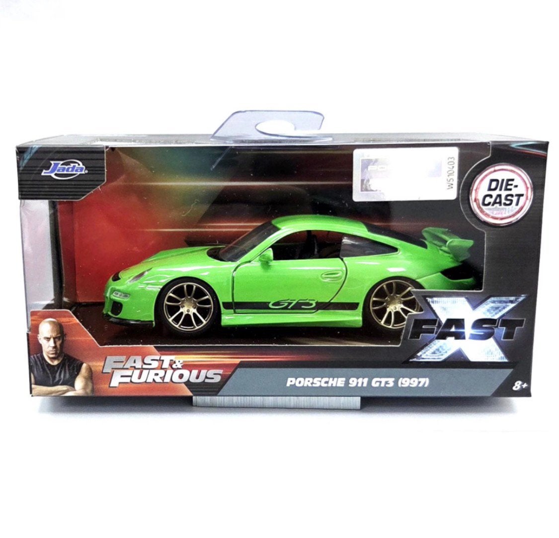 Porsche 911 GT3 (997) 1:32 Jada Toys Fast X, Ophalen of Verzenden, Nieuw, Auto, Overige merken
