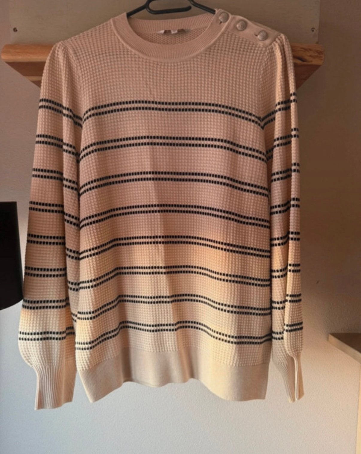 Nieuwe trui van MS Mode in maat M, Kleding | Dames, Verzenden, Nieuw, Maat 38/40 (M), Beige