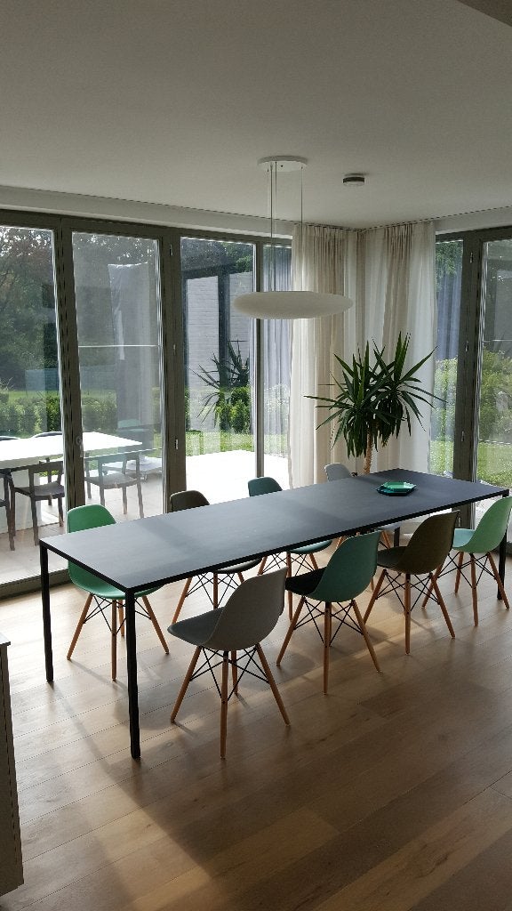 ARCO Slim Eettafel Eikfineer 280cm, Ophalen, Eikenhout, 200 cm of meer, 50 tot 100 cm