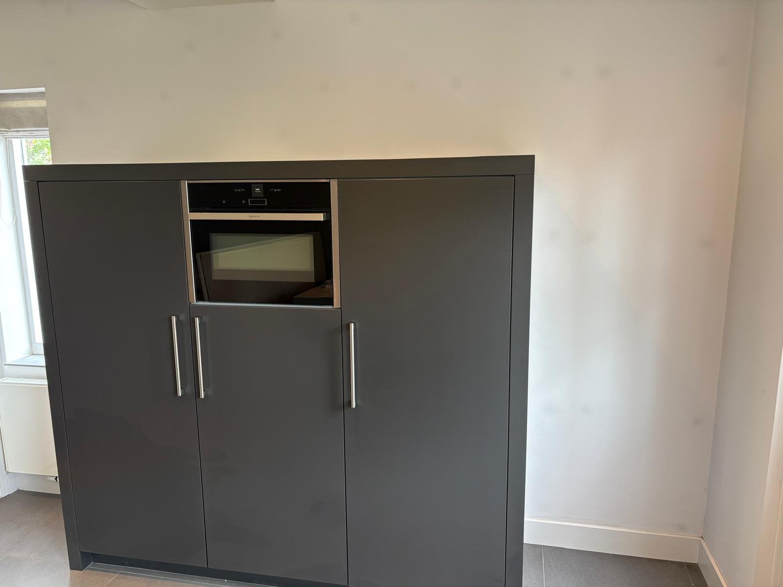 Op maat gemaakte keuken (Piet de Wit), Huis en Inrichting, Keuken | Complete keukens, Ophalen, Gebruikt, Met kookeiland, Overige typen