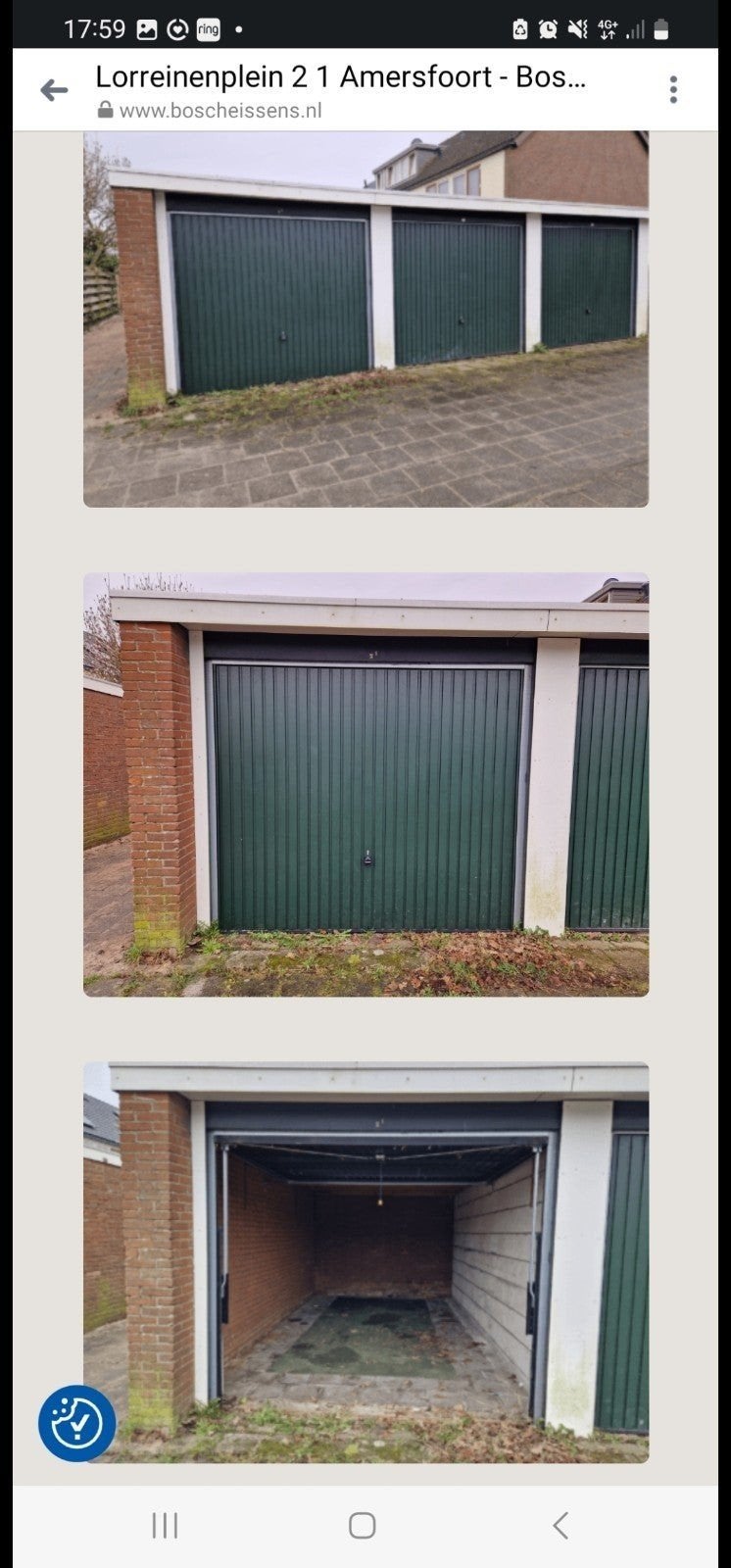 Te koop garage., Huizen en Kamers, Garages en Parkeerplaatsen