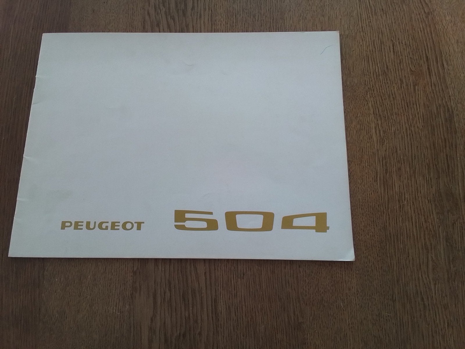 Folder Peugeot 504 1968, Ophalen of Verzenden, Peugeot