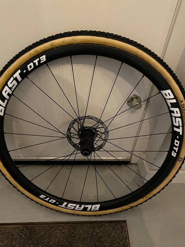 Wielen Tube BLAST DT 3, Fietsen en Brommers, Fietsonderdelen, Gebruikt, Gravelbike, Carbon, Ophalen