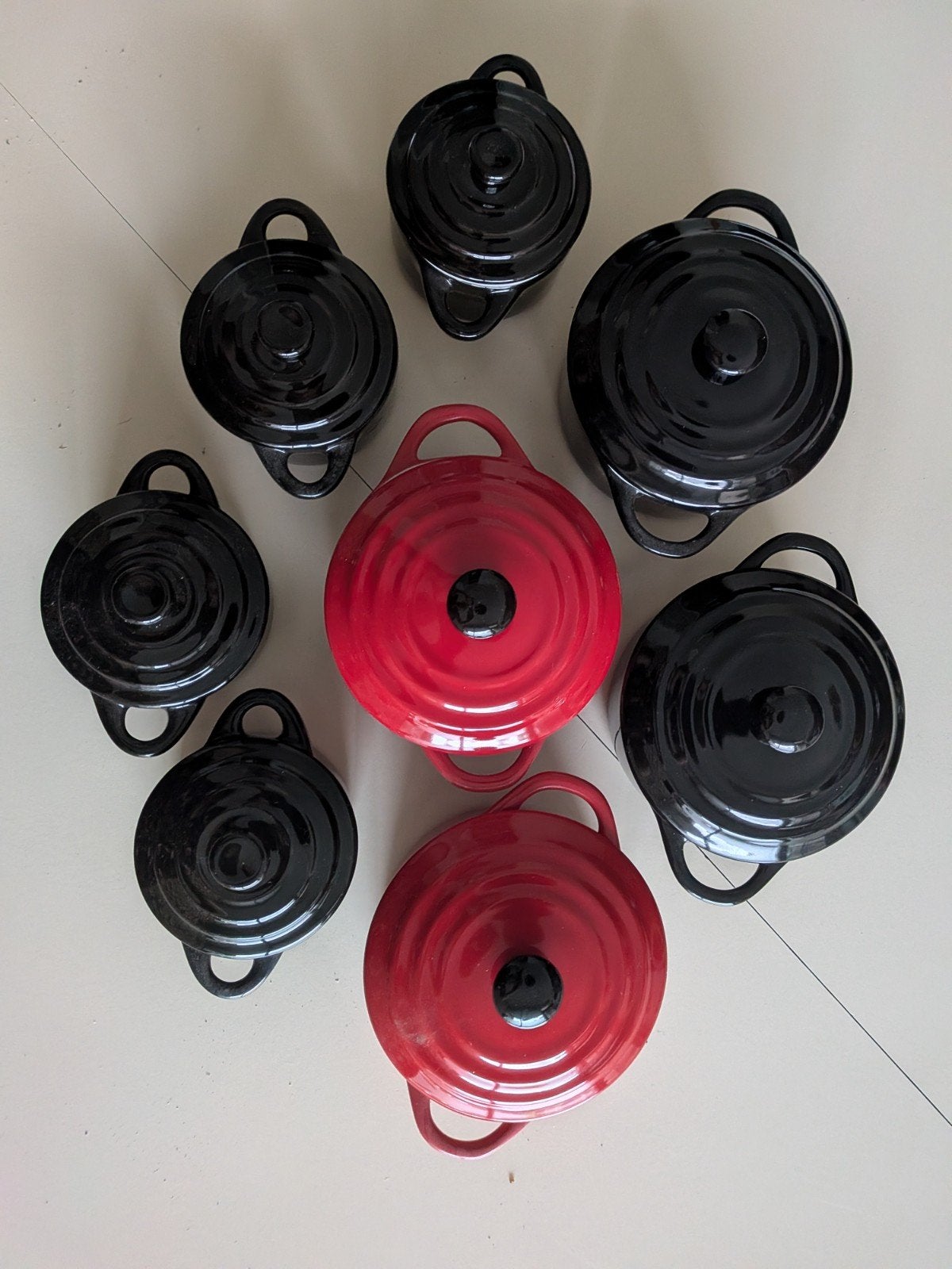 mini aardewerk stoofpannetjes, Ophalen, Zo goed als nieuw, Overige materialen