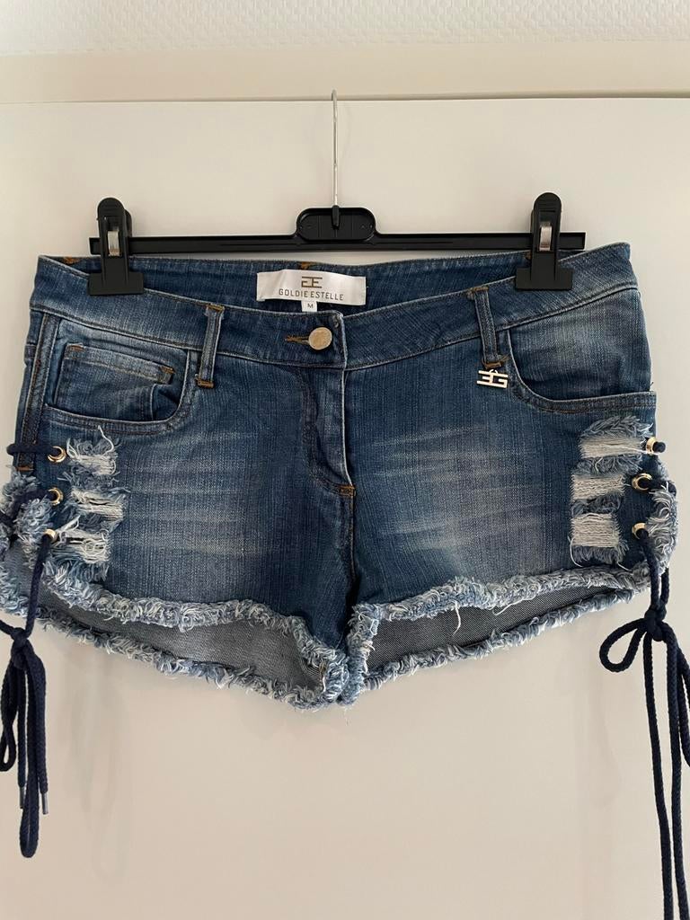 Goldie estelle broek met veters maat m, Blauw, ., Ophalen of Verzenden, Zo goed als nieuw