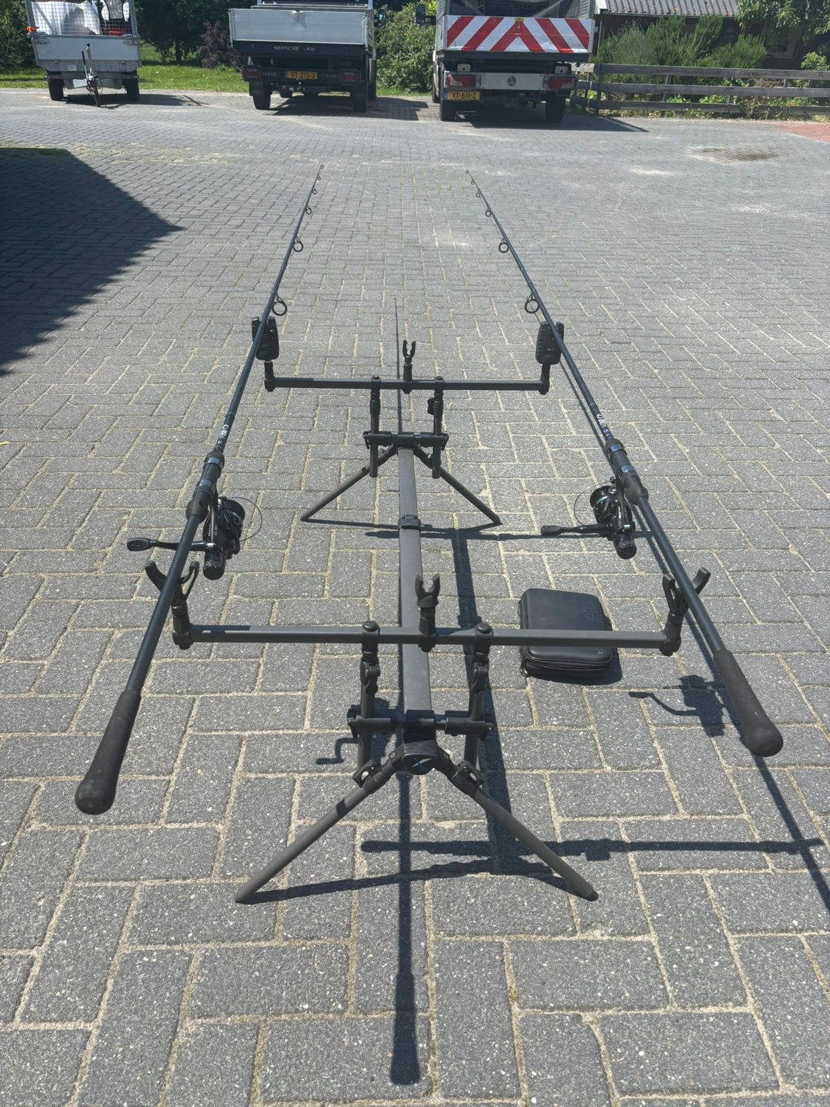 Complete Karperset, Watersport en Boten, Ophalen of Verzenden, Gebruikt, Complete set