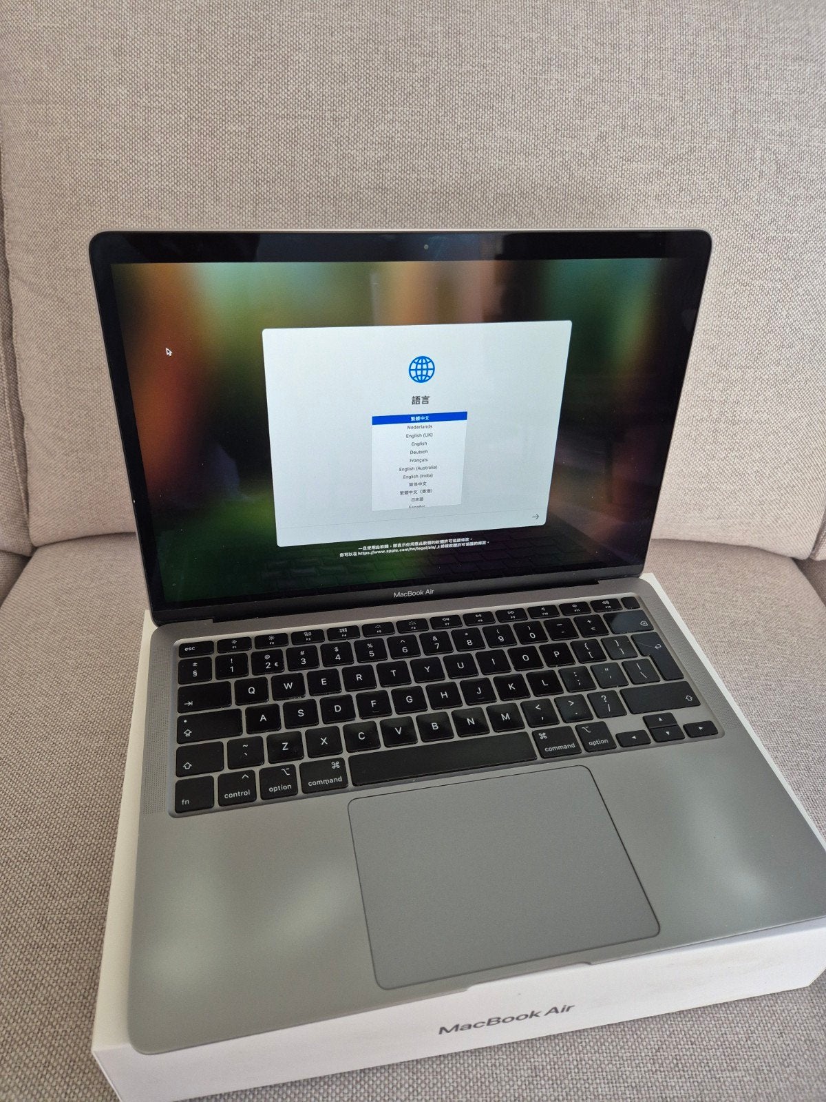 Macbook air 2020, Computers en Software, Apple Macbooks, Ophalen, Gebruikt, 256 GB, 2 tot 3 Ghz
