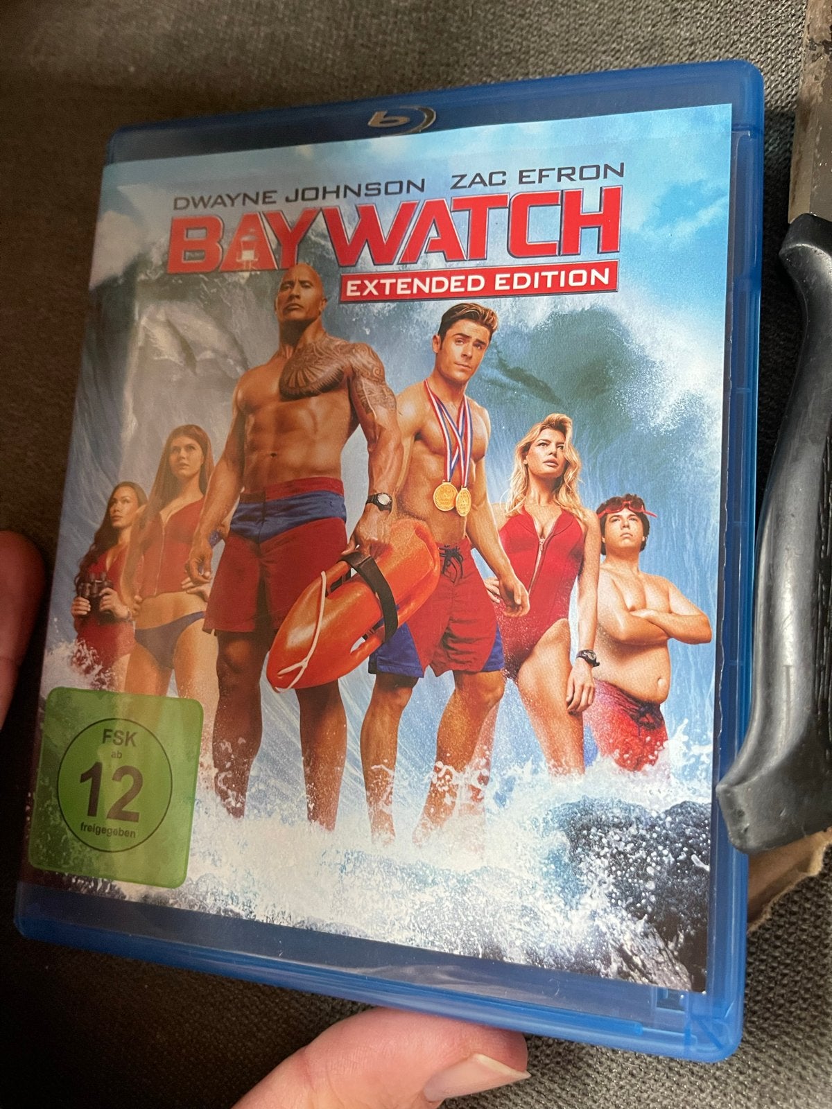 Baywatch Extended Edition Blu-ray - Dwayne Johnson, Ophalen of Verzenden, Gebruikt, Actie