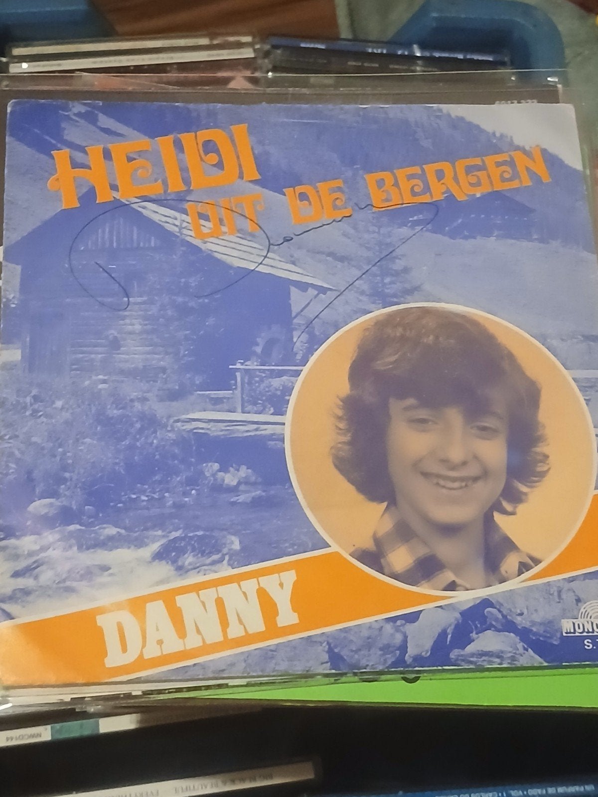 DANNY heidi uit de bergen HANDTEKENING OP HOES, Cd's en Dvd's, Ophalen of Verzenden, Zo goed als nieuw, Overige formaten, Levenslied of Smartlap