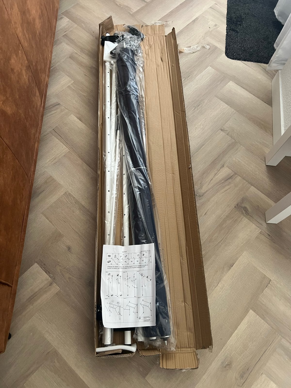 Nieuw in doos: Verticale zonwering 150x120 cm, Ophalen, Nieuw, Minder dan 250 cm, 150 tot 300 cm