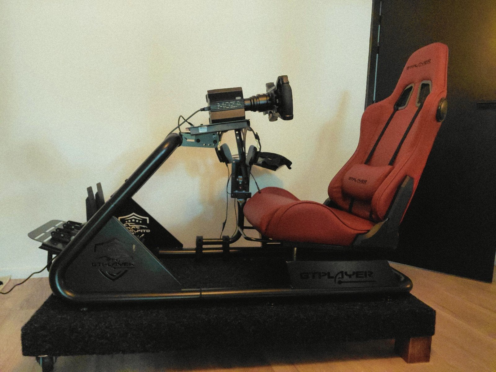 gaming sim rig race stoel, Ophalen, Zo goed als nieuw