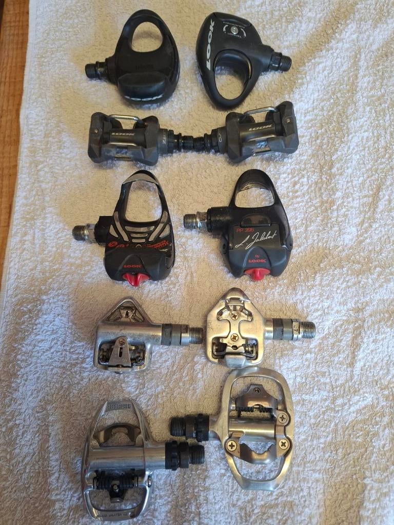 Race en mtb pedalen, Ophalen
