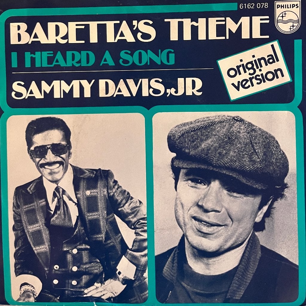 Sammy Davis Jr. - Baretta's theme, Gebruikt, 7 inch, Ophalen of Verzenden, Beschermende buitenhoes