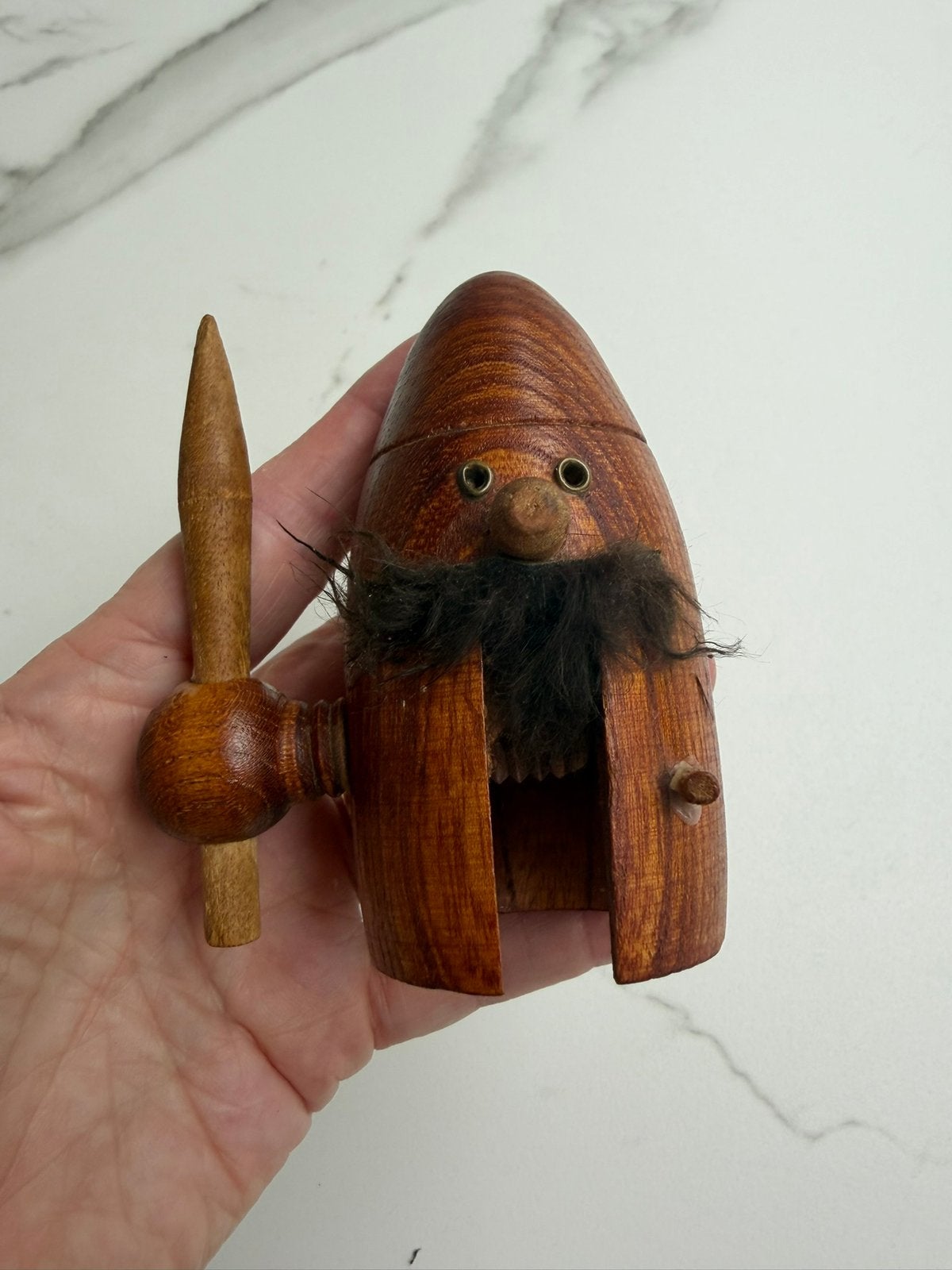 VINTAGE Deense notenkraker 12 cm hoog, Ophalen of Verzenden
