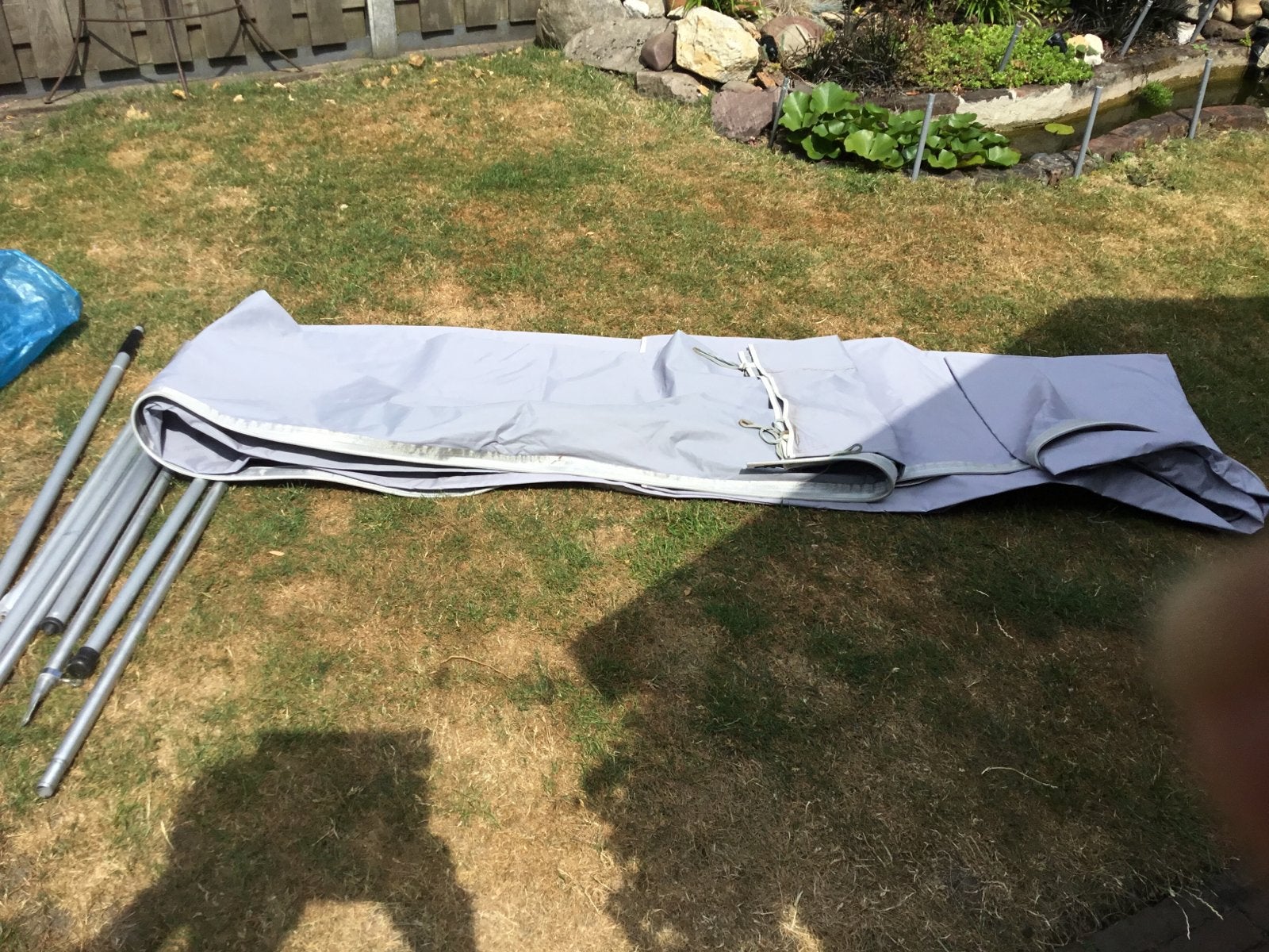 Inschuif luifel voor caravan - 390 cm, Caravans en Kamperen, Caravan accessoires, Gebruikt, Ophalen