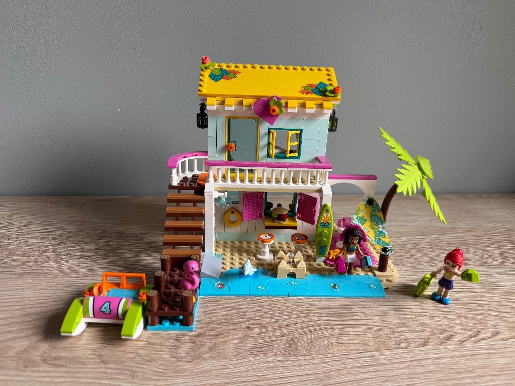Lego Friends 41428 - Strandhuis, Gebruikt, Lego, Compleet, Friends