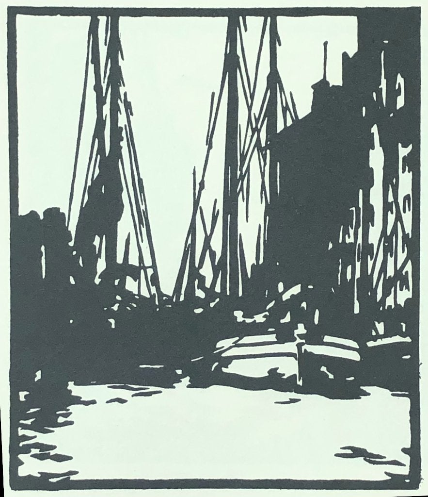 Mooie kunst v/h Grafiekkabinet Gustav Schmid-Goertz, Antiek en Kunst, Ophalen of Verzenden