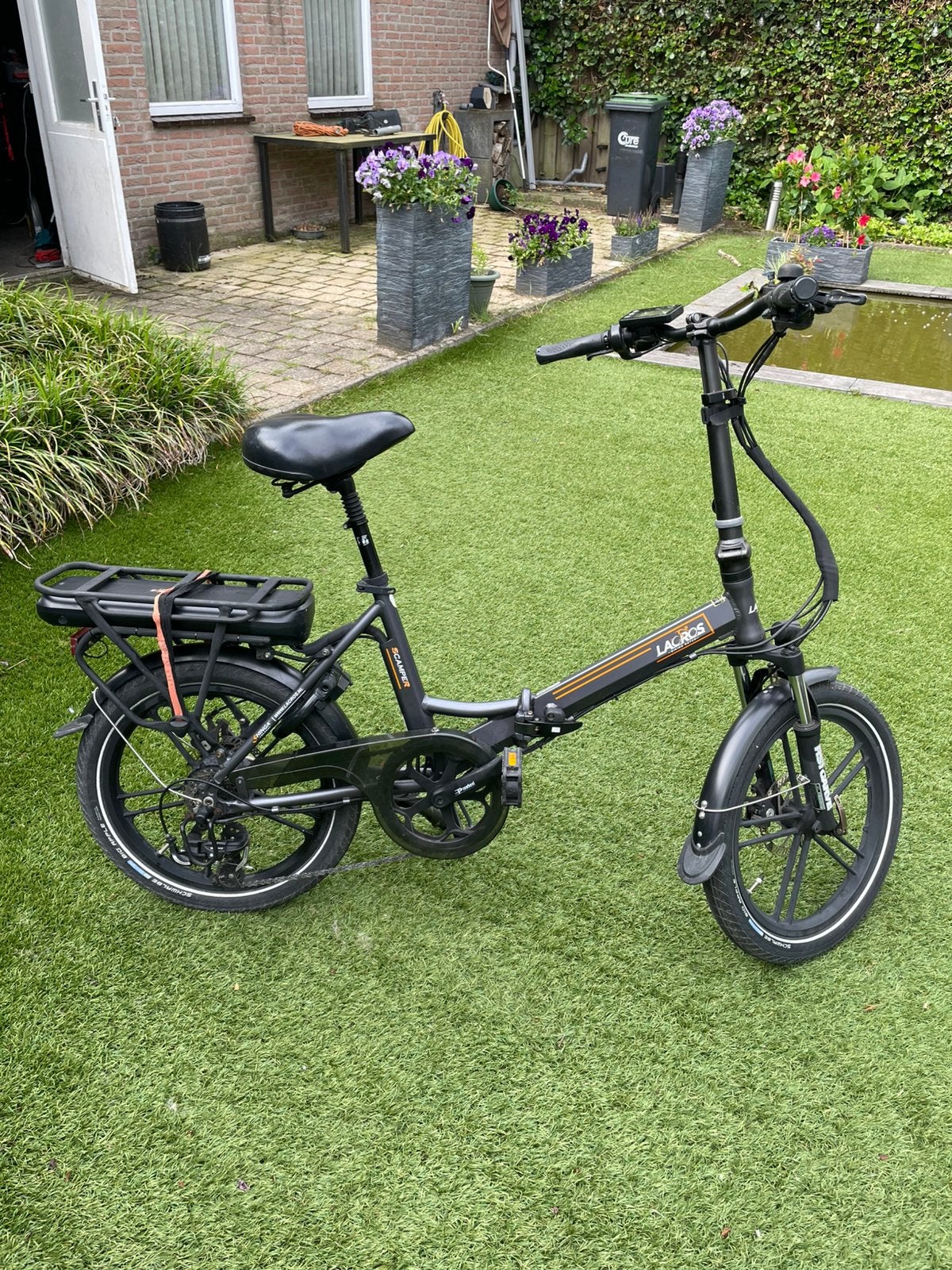 Lacros S400 elektrische vouwfiets, Fietsen en Brommers, Overige merken, Ophalen of Verzenden, Zo goed als nieuw, Minder dan 47 cm