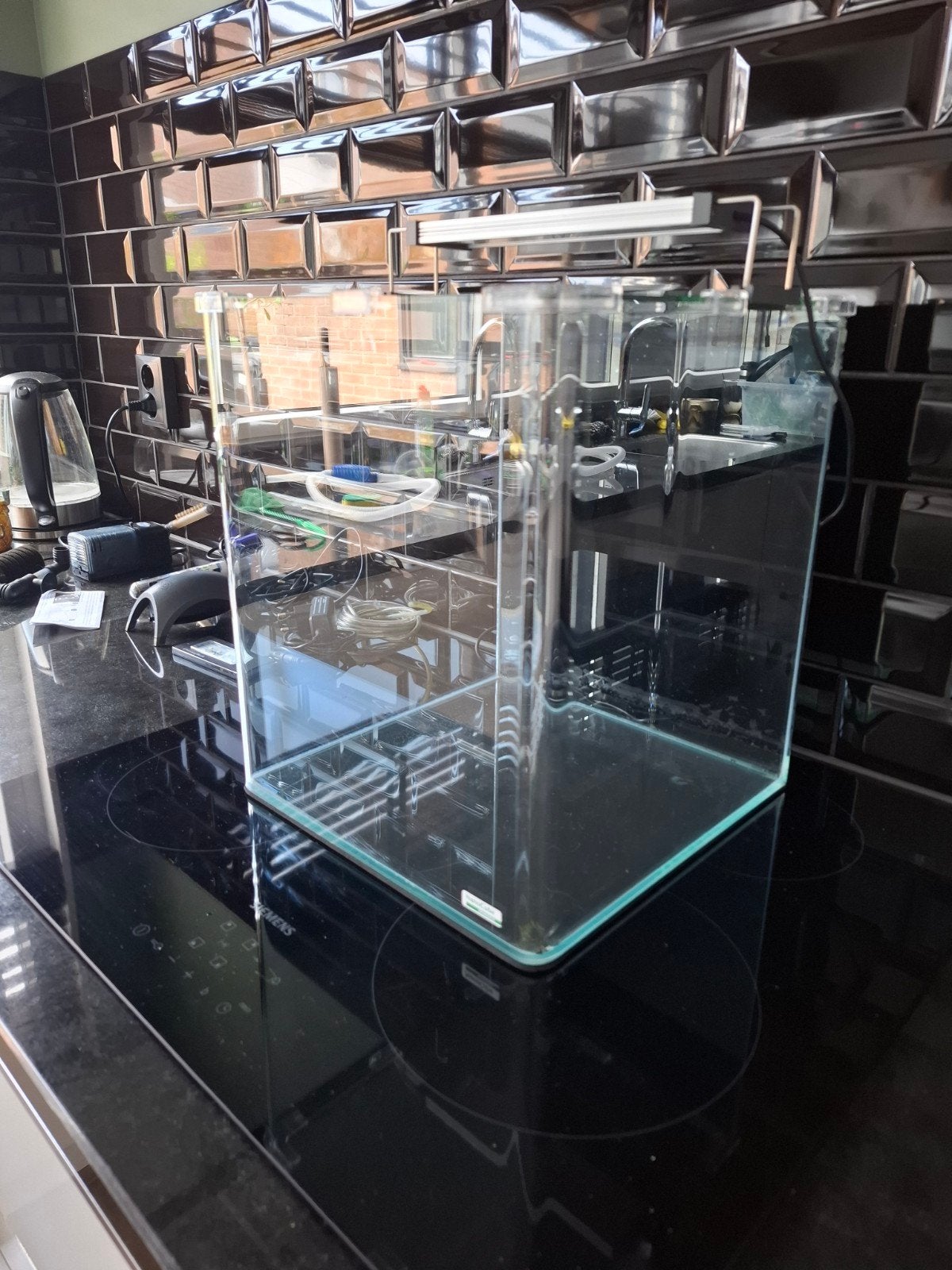 Dennerle Nano cube 30L compleet!, Ophalen, Inclusief deksel, Dennerle, Zo goed als nieuw