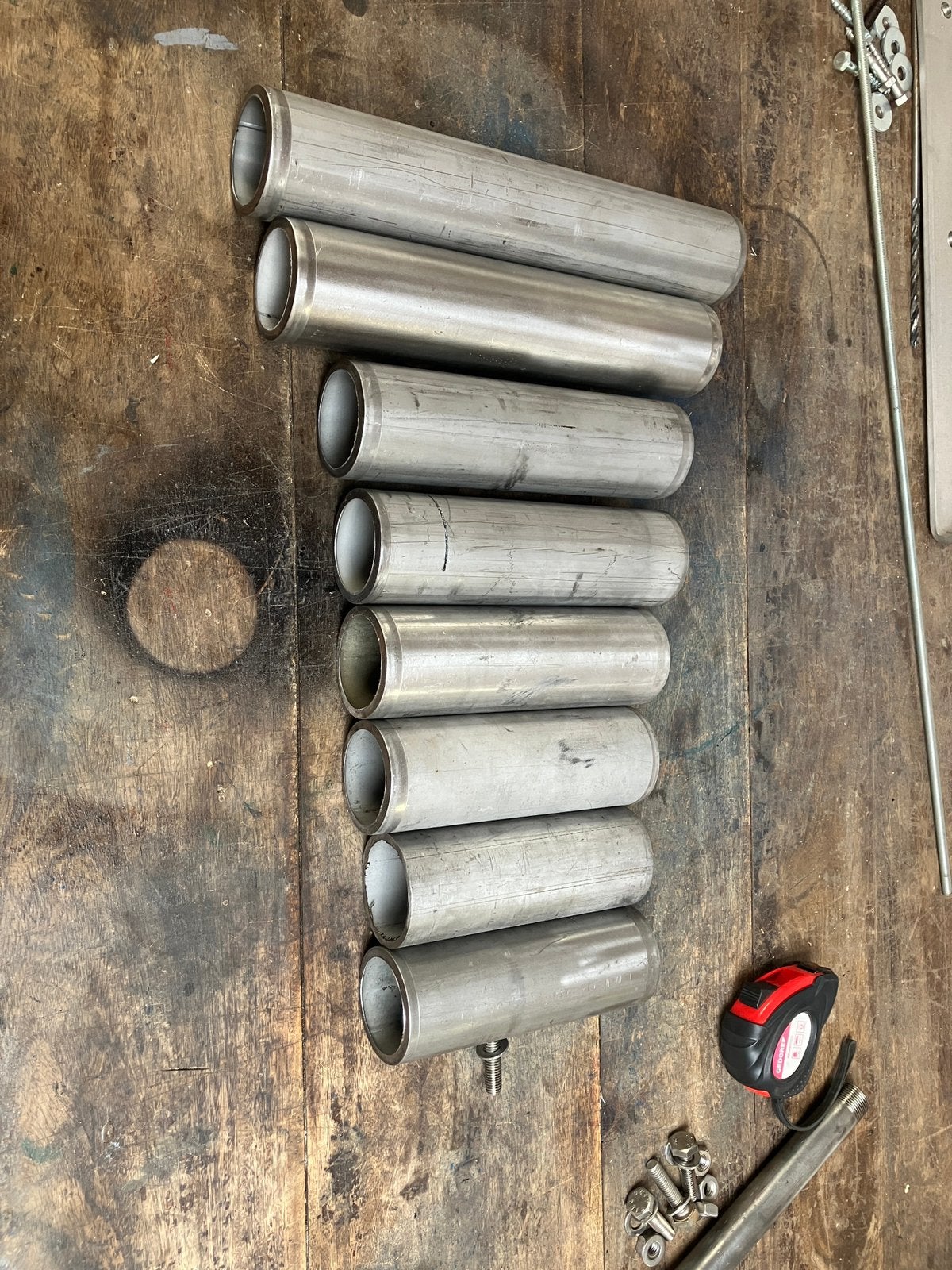 Diverse RVS materialen., Ophalen, Gebruikt
