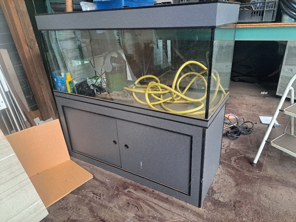 aquarium te koop, Ophalen, Inclusief toebehoren, Zo goed als nieuw, Leeg aquarium